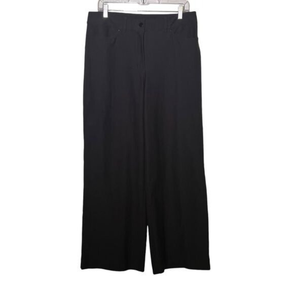 Lululemon Black City Sleek 5 Pocket High Rise Wide Leg Pant Full Length NWT 28 - Picture 1 of 9